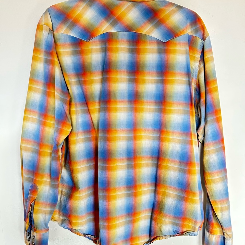Men's Multicolor Plaid Shirt - Picture 2 of 3